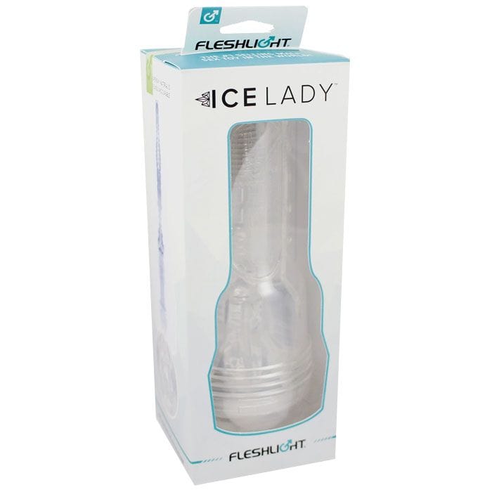 Fleshlight Ice Lady Crystal: Transparent Self - Pleasure Device for Unmatched Visual Thrills