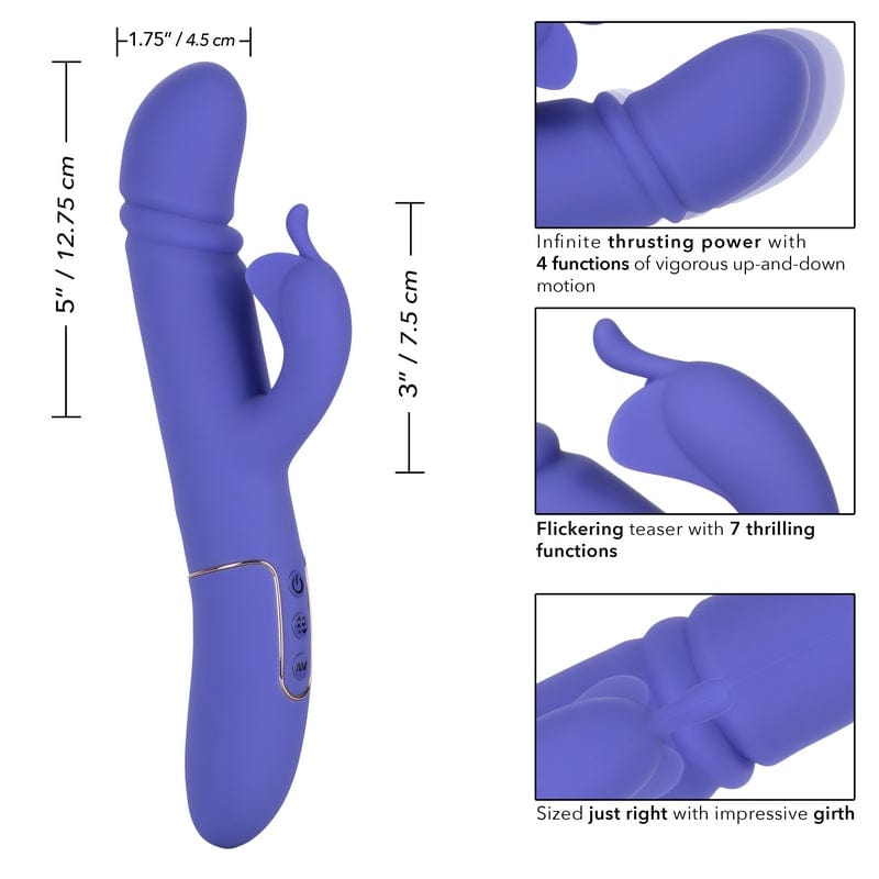Calexotics Luxury Shameless Seducer Rabbit-style Thrusting Vibrator for Ultimate Pleasure
