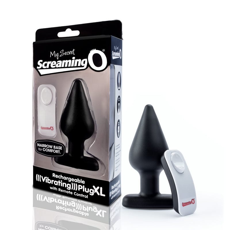 Screaming O's Remote-Controlled Rechargeable XL Vibrating Anal Plug - My Secret Series