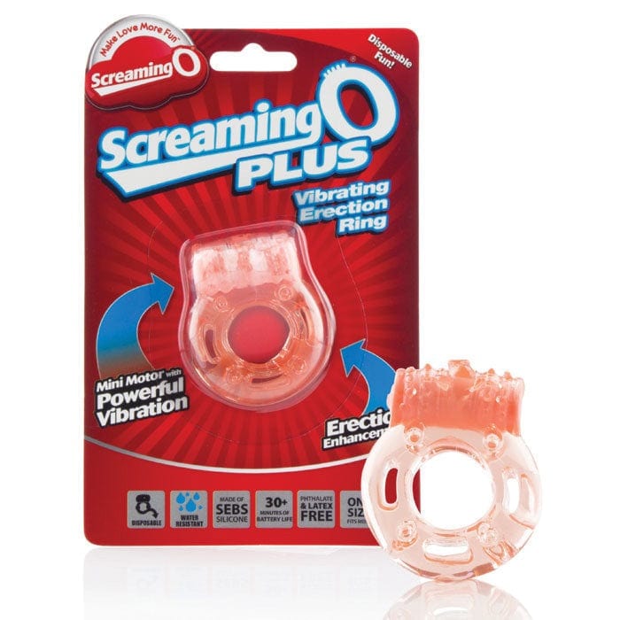 Screaming O Plus Comfortable Stretchy Vibrating Ring for Enhanced Intimacy