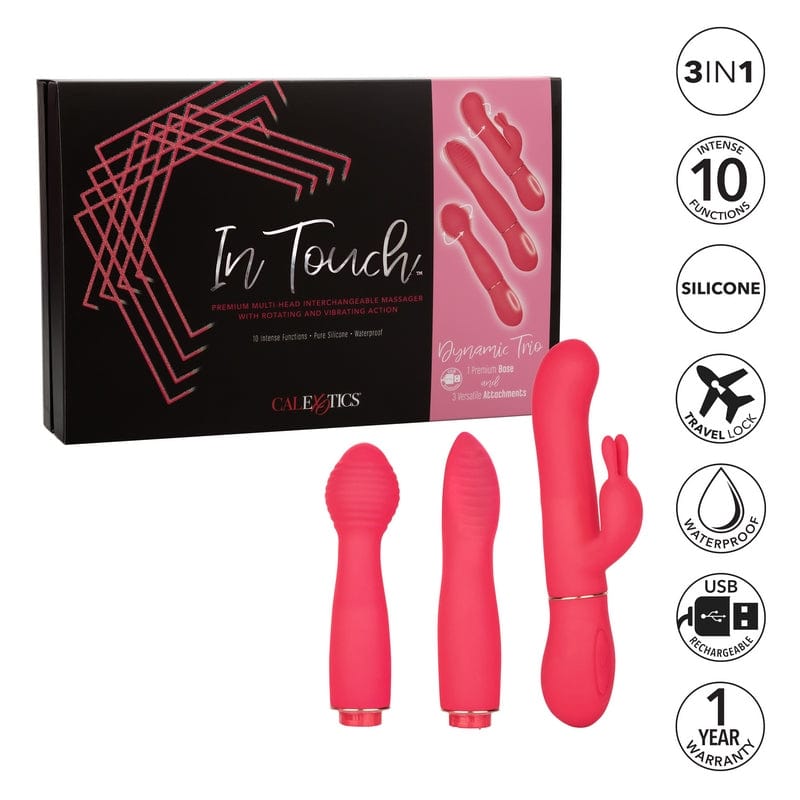 Calexotics In Touch Dynamic Trio Set of Versatile Vibrators
