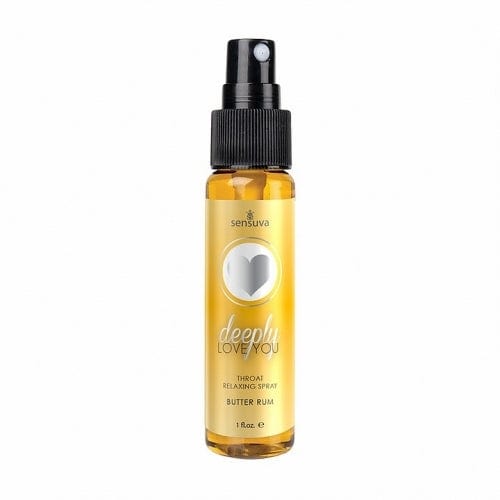 Sensuva Butter Rum Flavored Throat Relaxing and Desensitizing Spray for Deepening Love