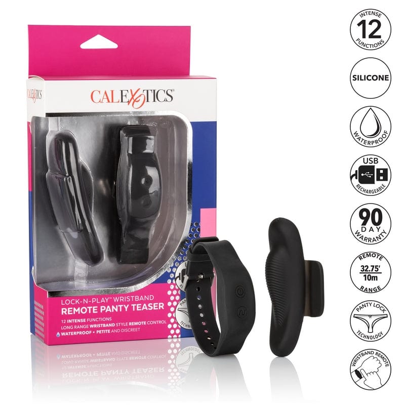 Calexotics Discreet Wristband Remote-Controlled Panty Vibe with 12 Vibrations