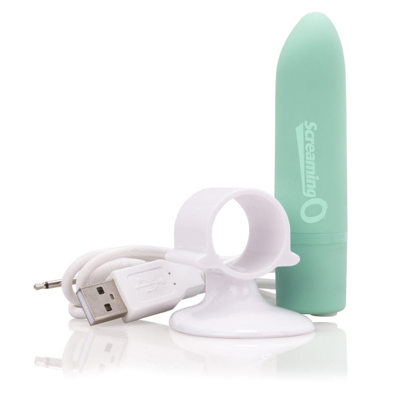 Screaming O Charged Waterproof Rechargeable Positive Vibe Massager for Enhanced Pleasure