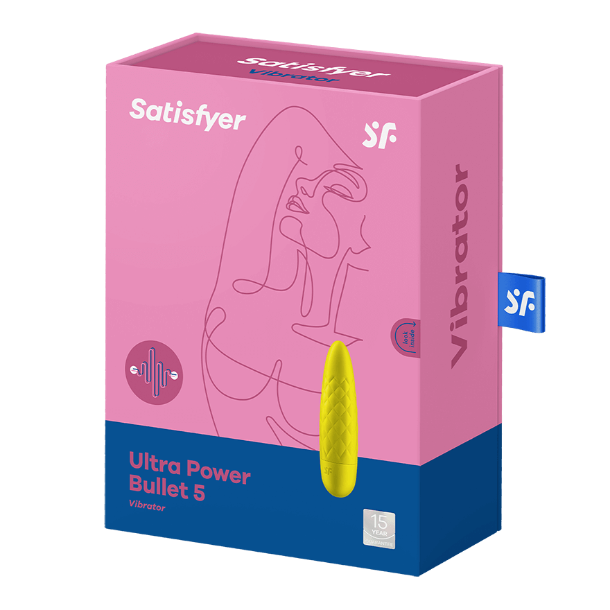 Satisfyer Ultra-Power Bullet 5 Mini Vibrator with 5 Speeds and 7 Patterns