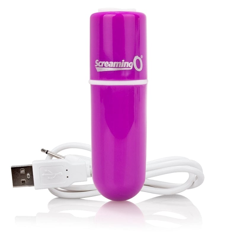 Screaming O Rechargeable Charged Vooom Bullet Vibrator with 10 Functions
