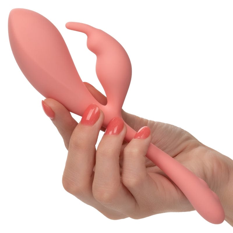 Calexotics Elle Liquid Silicone Pleasure Bunny Vibrator Toy