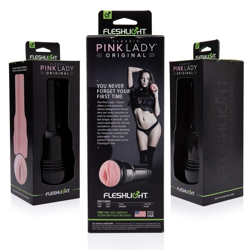Original Pink Lady Fleshlight Male Masturbator with Realistic Sensation