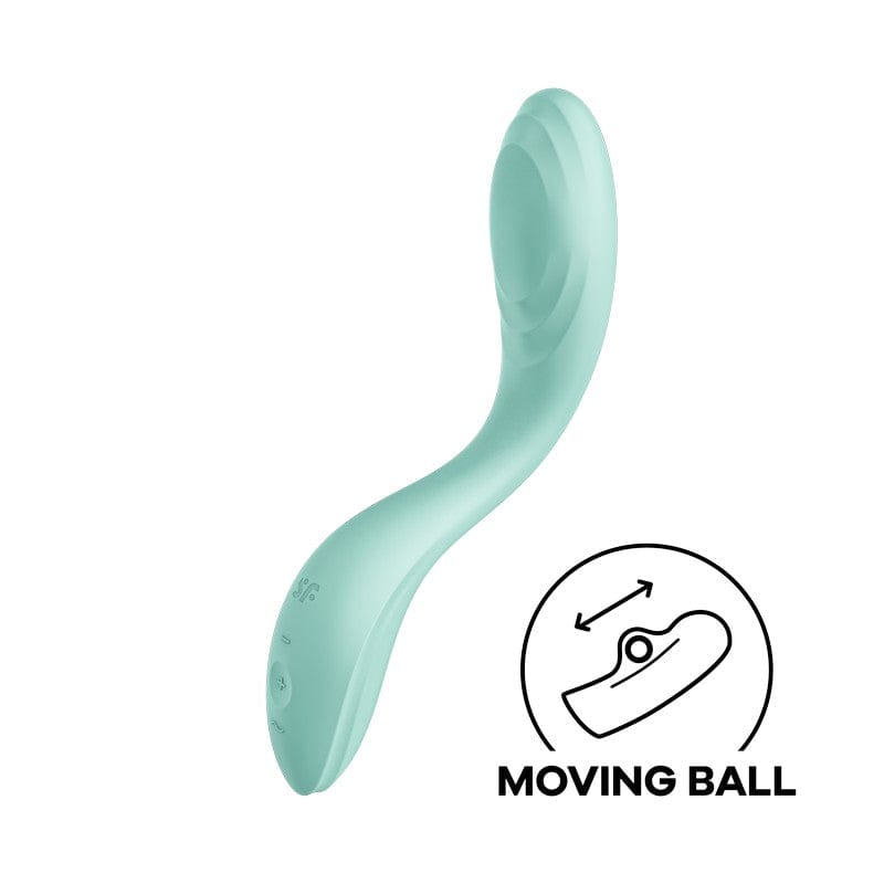 Satisfyer Rolling Pleasure Waterproof Silicone Vibrator with Multiple Modes
