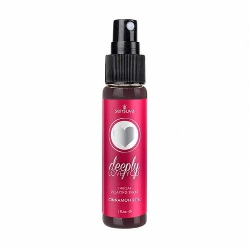 Sensuva Cinnamon Roll Flavored Throat Relaxing Spray for Deep Love
