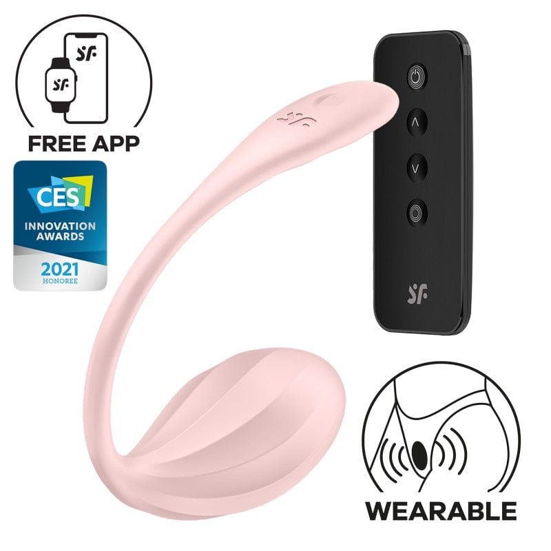 Satisfyer Wearable Silicone Ribbed Petal Vibrator for Intimate Pleasure