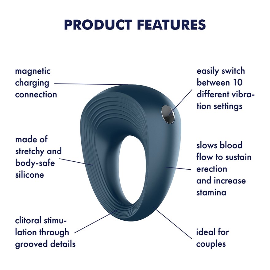 Satisfyer Vibration Power Ring for Enhanced Couple's Intimacy