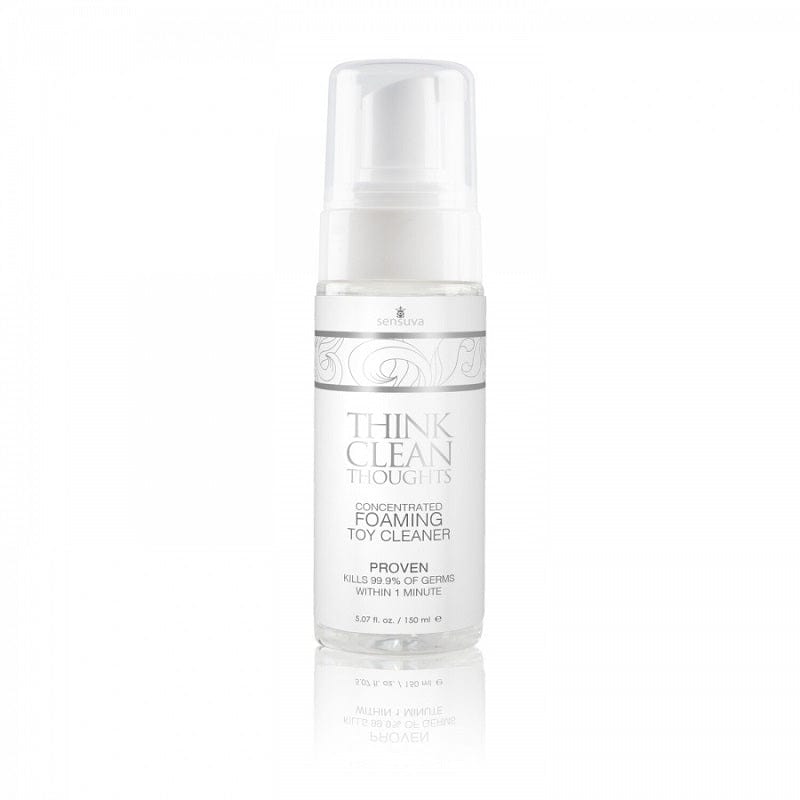 Sensuva Foaming Anti - Bacterial Toy Cleaner for Pleasure Products - Think Clean Thoughts