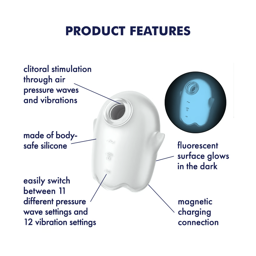 Satisfyer Glowing Ghost: An Air Pulse Vibrator for Ultimate Clitoral Pleasure