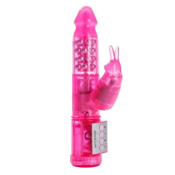 Calexotics Starter Series My First Jack Rabbit Adult Vibrator with Reversible Rotation and Multi - speed Vibration