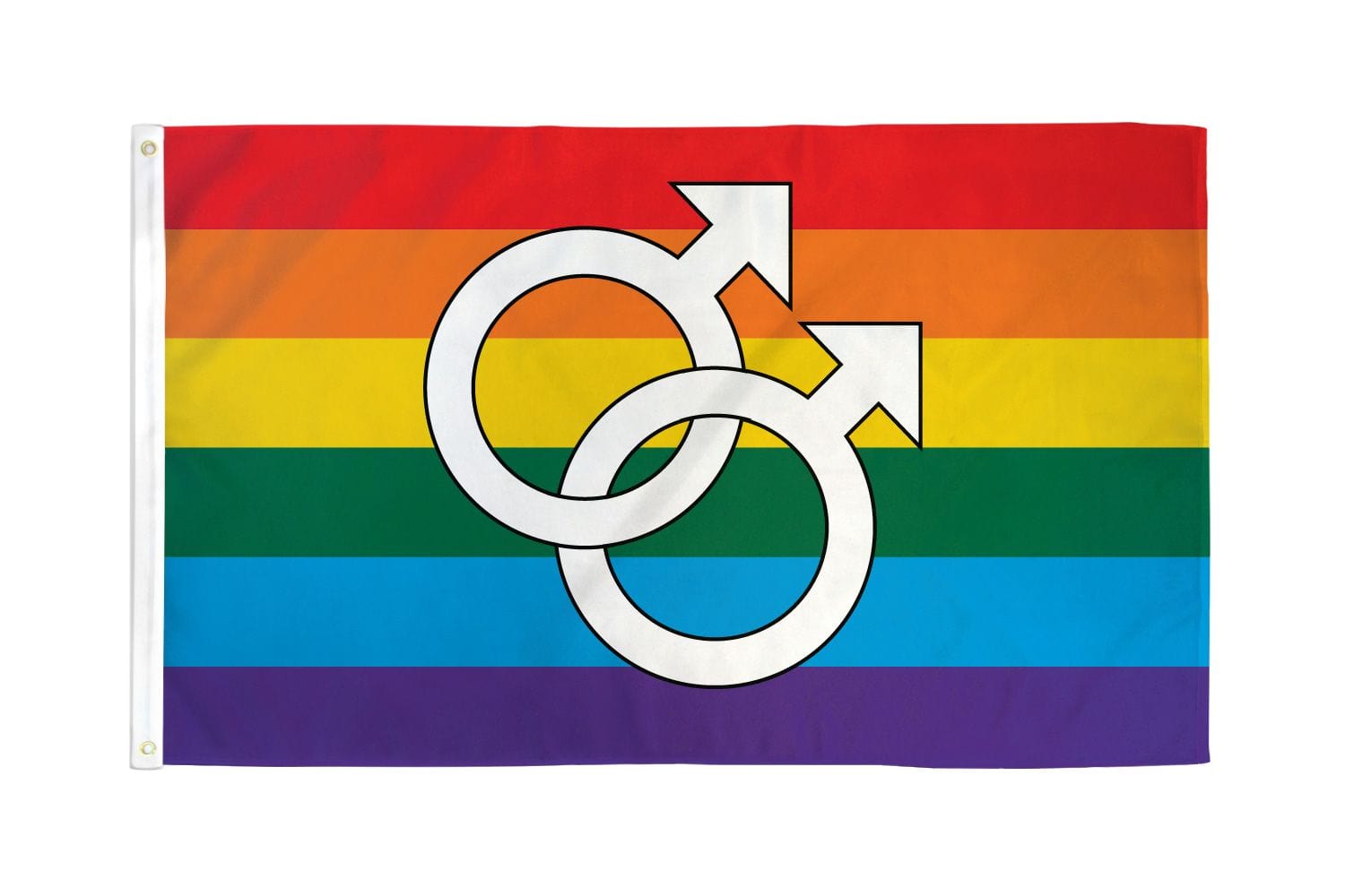 3 feet by 5 feet Double Mars Pride Flag for Imported Flag Enthusiasts