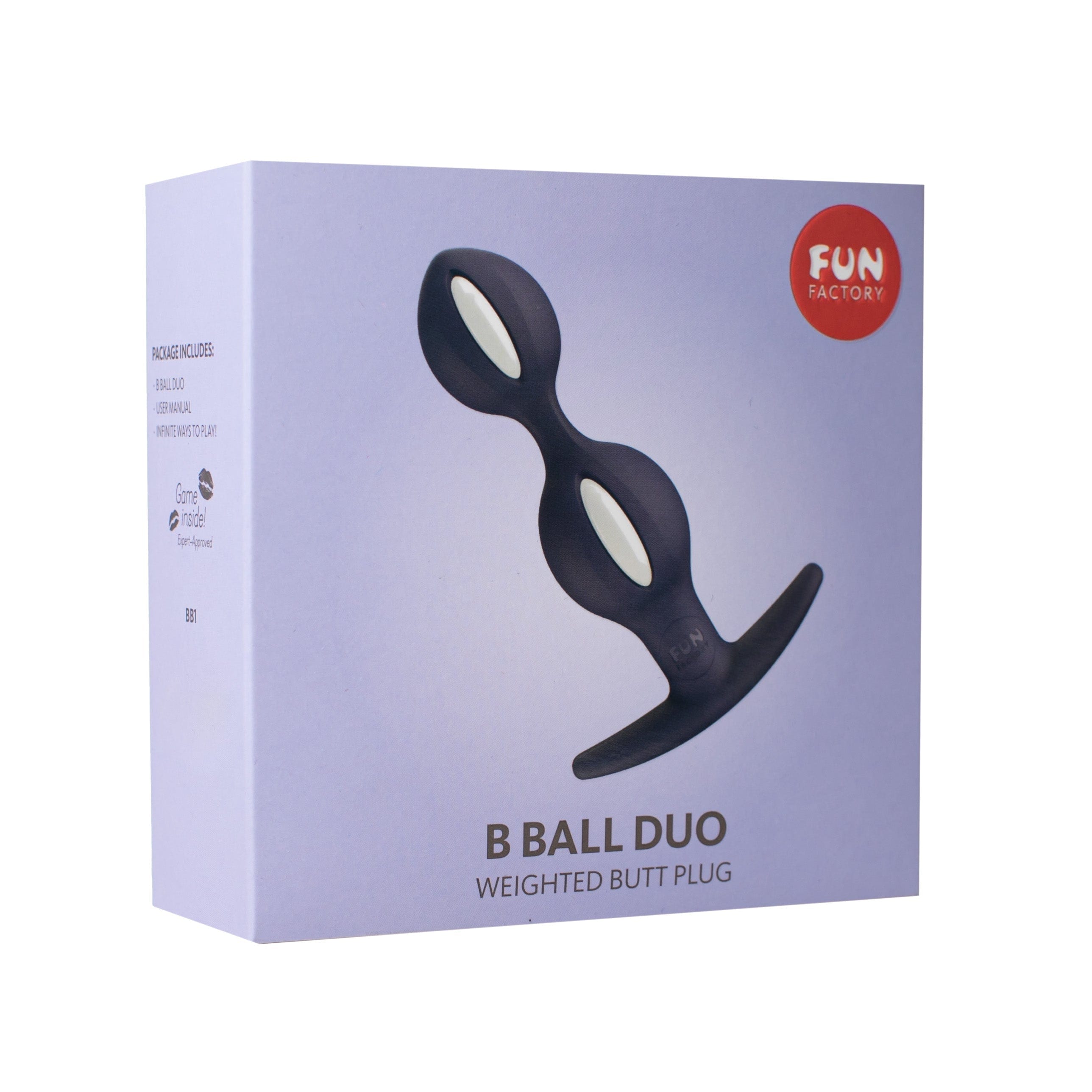 Fun Factory B Ball Duo: Reactive Anal Plug with Weighted Inner Balls