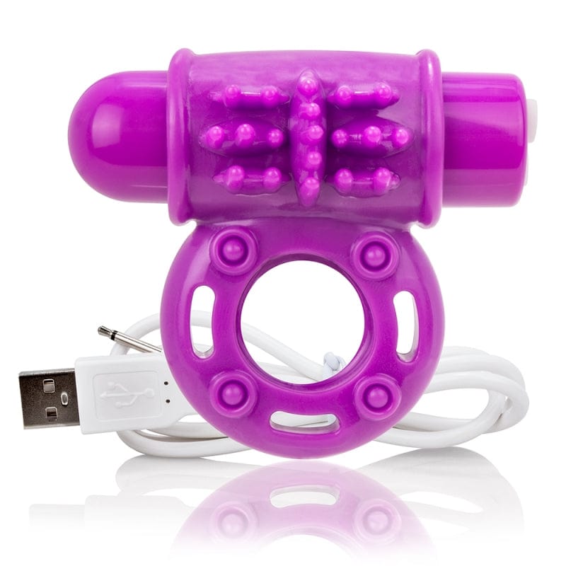 Screaming O Rechargeable Vibrating Cock Ring - Charged OWow Vibe Ring