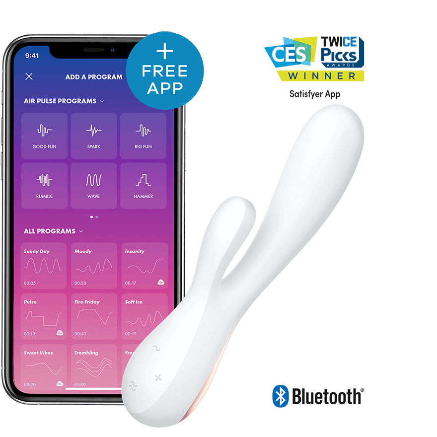 Flexible Satisfyer Mono Dual Stimulator with 50 Vibration Combinations