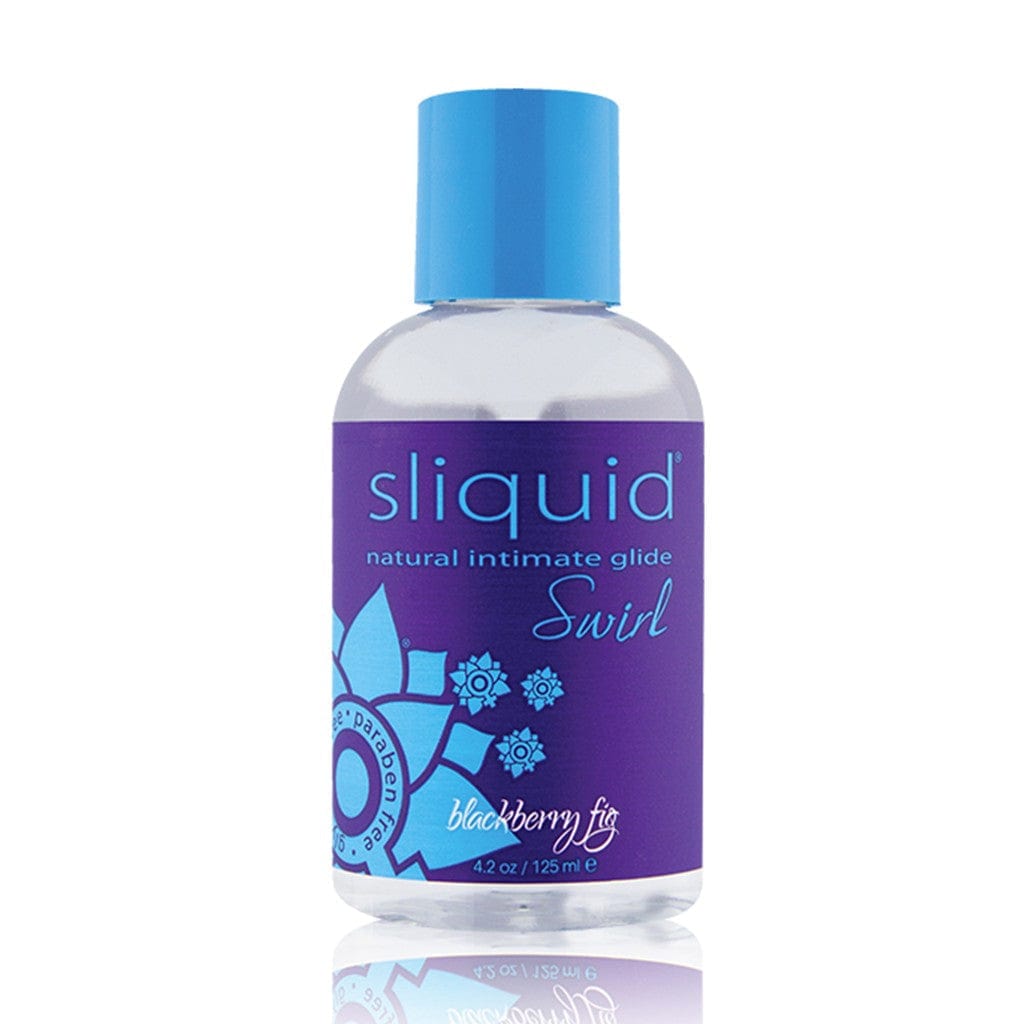 Sliquid Swirl Premium Blackberry Fig Flavored Water - Based Lubricant for Intimate Use