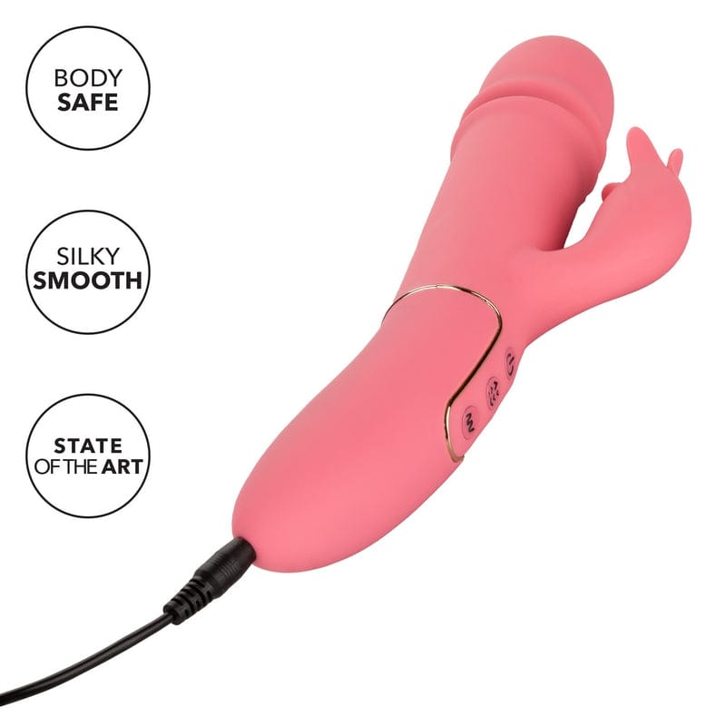 Calexotics Shamelessly Teasing Rabbit Style Thrusting Vibrator for Ultimate Pleasure