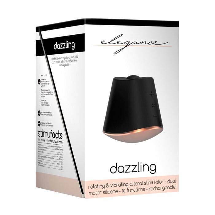 Shots Elegance Dazzling High - Performance Rotating and Vibrating Clitoral Stimulation Toy