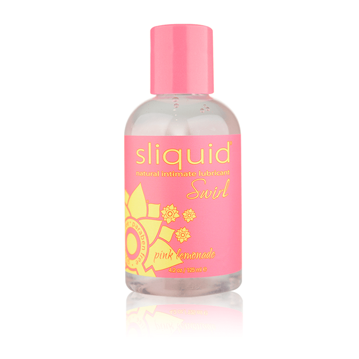Sliquid Swirl Pink Lemonade Flavored Water-Based Vegan Lubricant