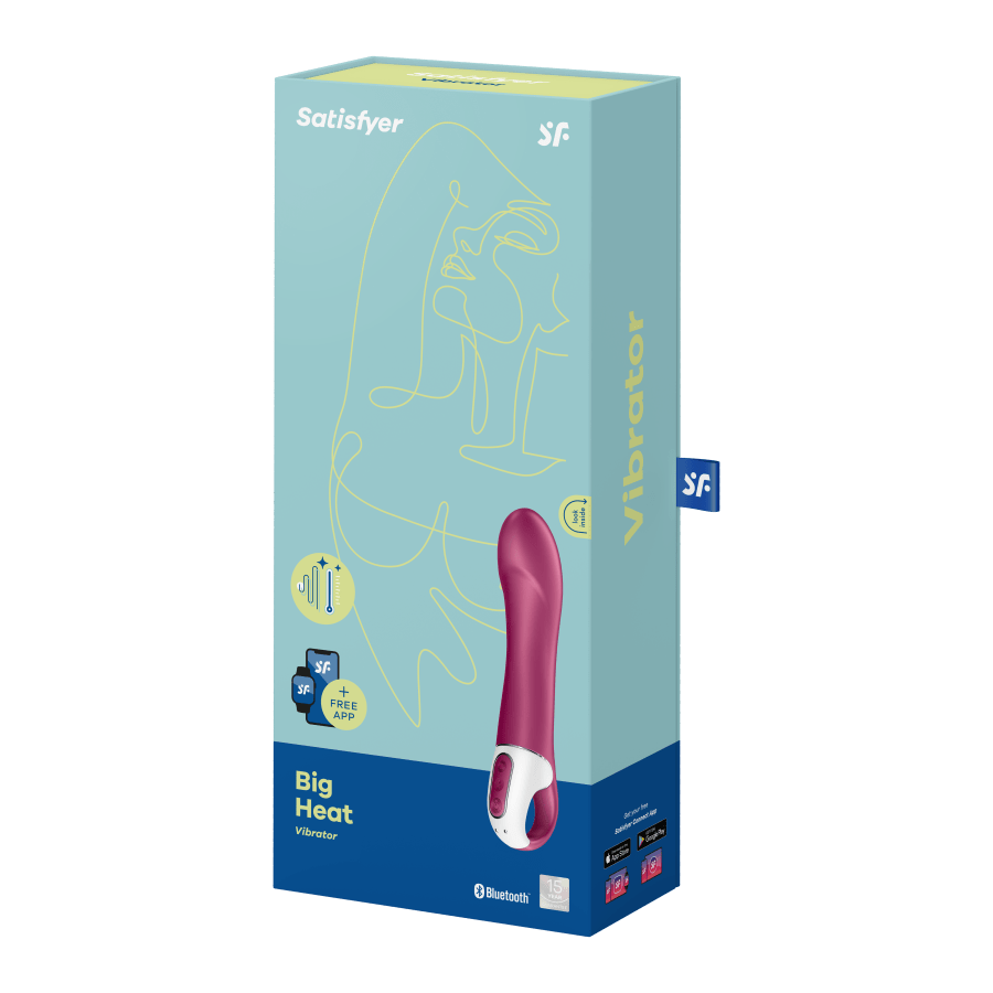 Satisfyer Big-sized Heated Pleasure Vibrator for Intense G-spot Stimulation