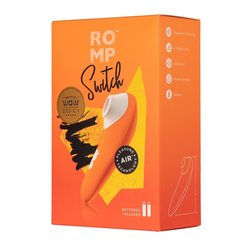Innovative Romp Switch Clitoral Stimulator with 6 Intensity Levels