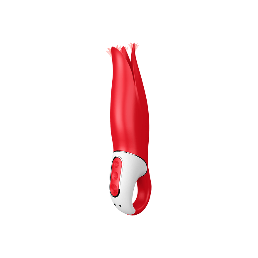 Satisfyer Female Power Flower Silicone Sexual Vibrator for Clitoral and Vaginal Stimulation