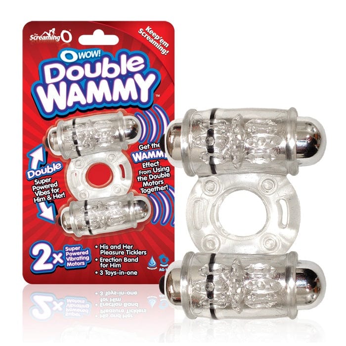 Screaming O Super-Powered Double-Vibrating Couples Cock Ring