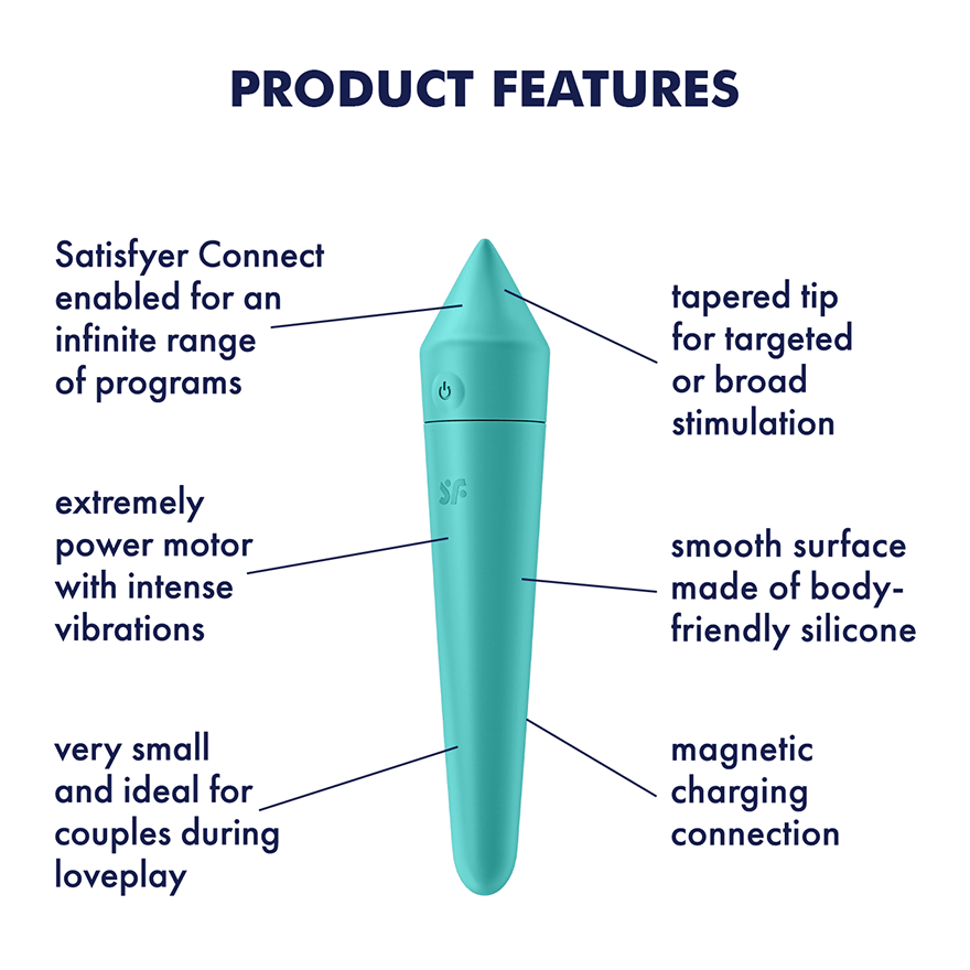 Satisfyer Ultra-Powered Mini Bullet 8 Vibrator for Intense Pleasure