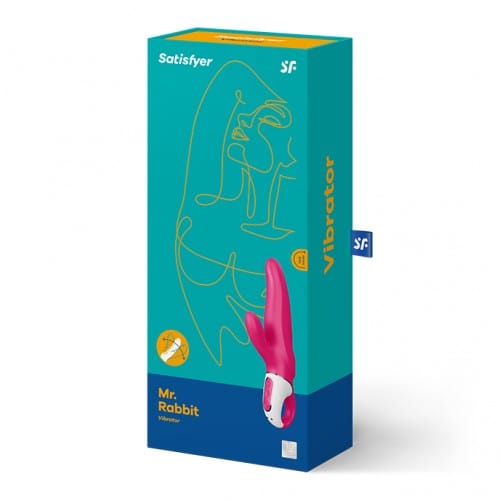 Pink Satisfyer Mr. Rabbit Vibrator with 12 Vibration Programs