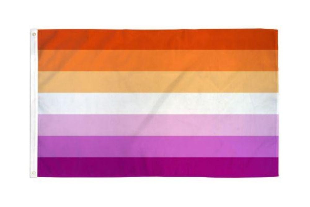 3' x 5' Lesbian (Sunset) Pride Flag by Flags Importer - Waterproof & Vibrant