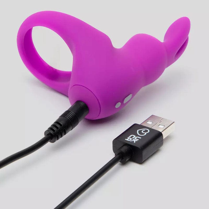Happy Rabbit Rechargeable Vibrating Cock Ring Set for Enhanced Pleasure