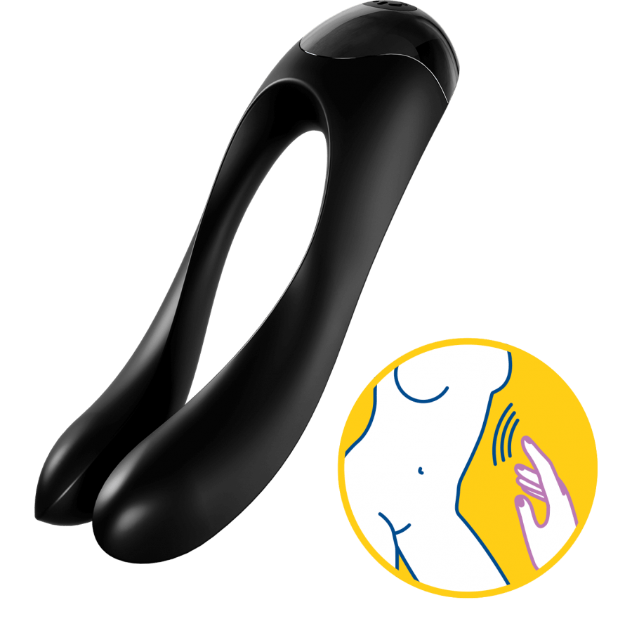 Satisfyer Finger-Style Candy Cane Vibrator for Intimate Pleasure