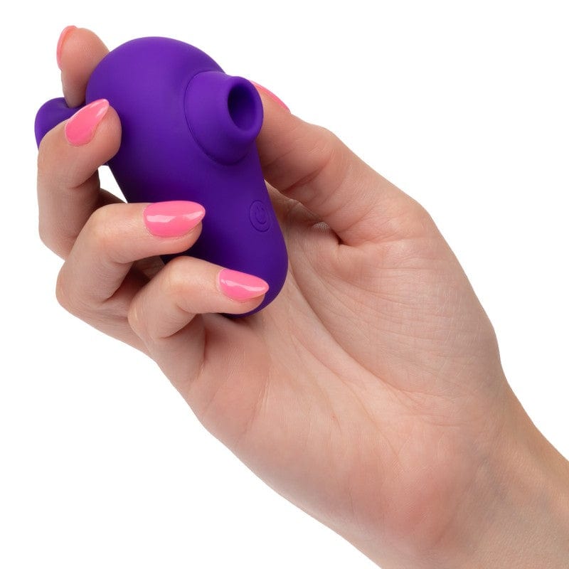 Calexotics Neon Vibes Luxury Handheld Personal Pleasure Massager - The Kissing Vibe