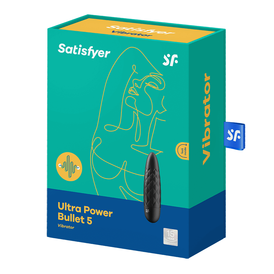 Satisfyer Ultra-Power Bullet 5 Mini Vibrator with 5 Speeds and 7 Patterns