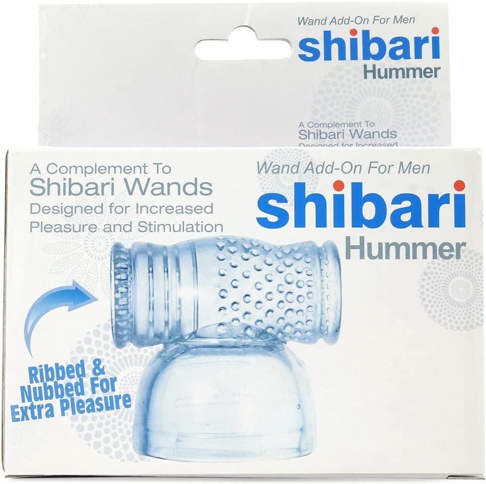 Durable PVC Shibari Hummer Wand Attachment for Enhanced Male Pleasure