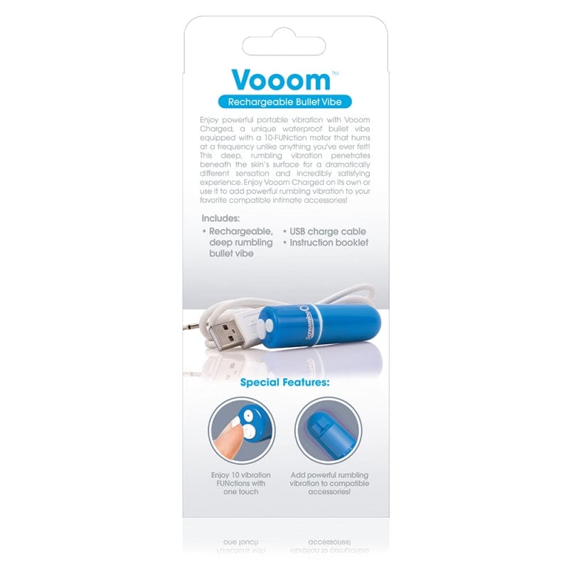 Screaming O Rechargeable Charged Vooom Bullet Vibrator with 10 Functions