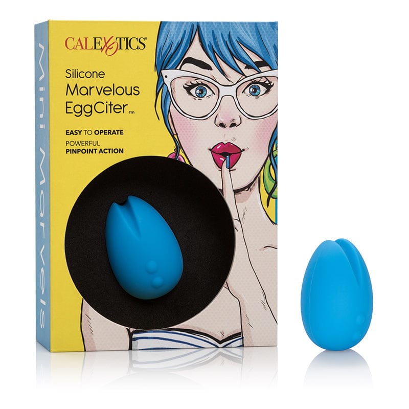 Calexotics Mini Marvels Silicone Egg-shaped Rechargeable Pleasure Stimulator