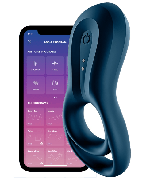 Satisfyer Epic Dual Loop Penis Ring Vibrator for Men with Advanced Stimulation
