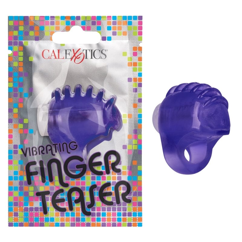 Calexotics Foil Pack Soft & Stretchy Vibrating Finger Teaser for Intimate Moments