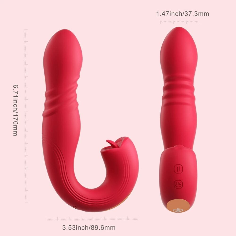 Honey Play Box Joi Thrust: App-Controlled Waterproof G-spot & Clit Pleasure Vibrator