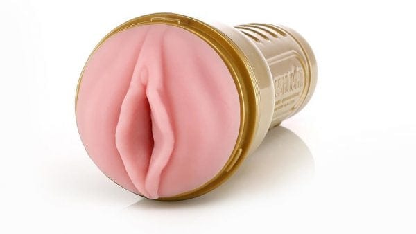 Fleshlight Pink Lady Vaginal Stamina Training Sex Toy Unit with Gold Case