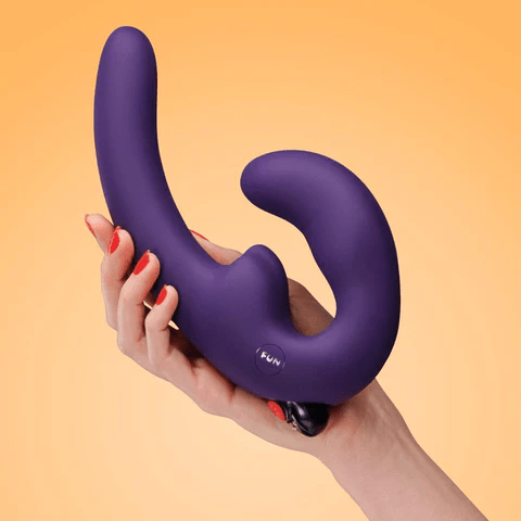 German-Made Fun Factory ShareVibe Rechargeable Double Dildo for Couples' Intimacy