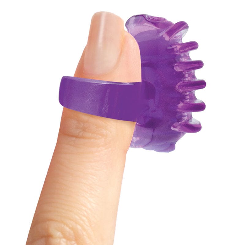 Screaming O Disposable FingO Tips Mini Vibrating Sex Toys in Blue or Purple