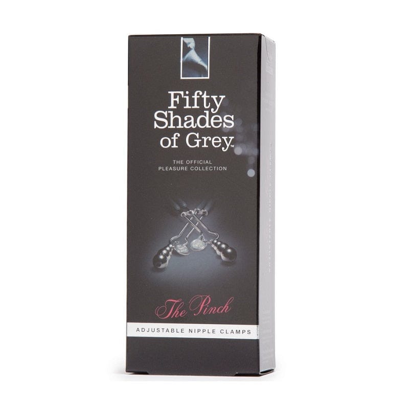 Fifty Shades of Grey Adjustable Weighted Silicone Nipple Clamps for Intense Pleasure