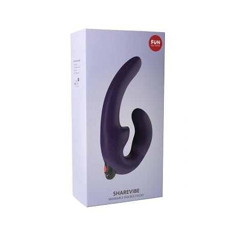 German-Made Fun Factory ShareVibe Rechargeable Double Dildo for Couples' Intimacy