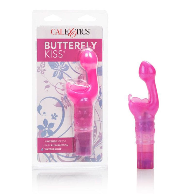 Calexotics Ultra-Feminine Butterfly Kiss Vibrator with Multi-Speed Stimulation